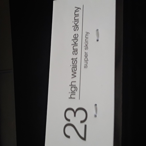 NWT 7 for All Mankind High Waist Velvet Ankle Skinny with Exposed Button Fly 23 - Picture 15 of 16